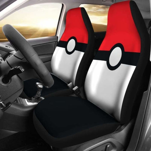 Pokemon Ball Car Seat Covers Universal Fit 051312 - CarInspirations