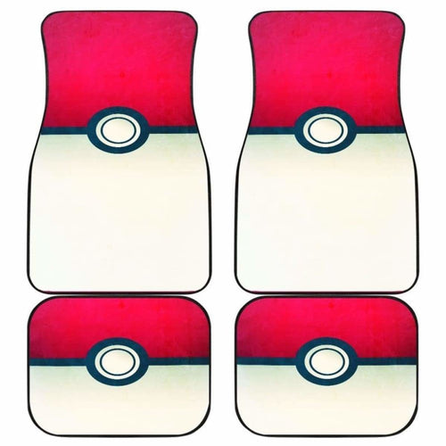 Pokemon Ball Custom Car Floor Mats Universal Fit 051012 - CarInspirations