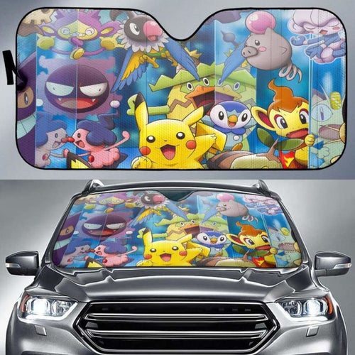 Pokemon Car Sun Shades 918b Universal Fit - CarInspirations