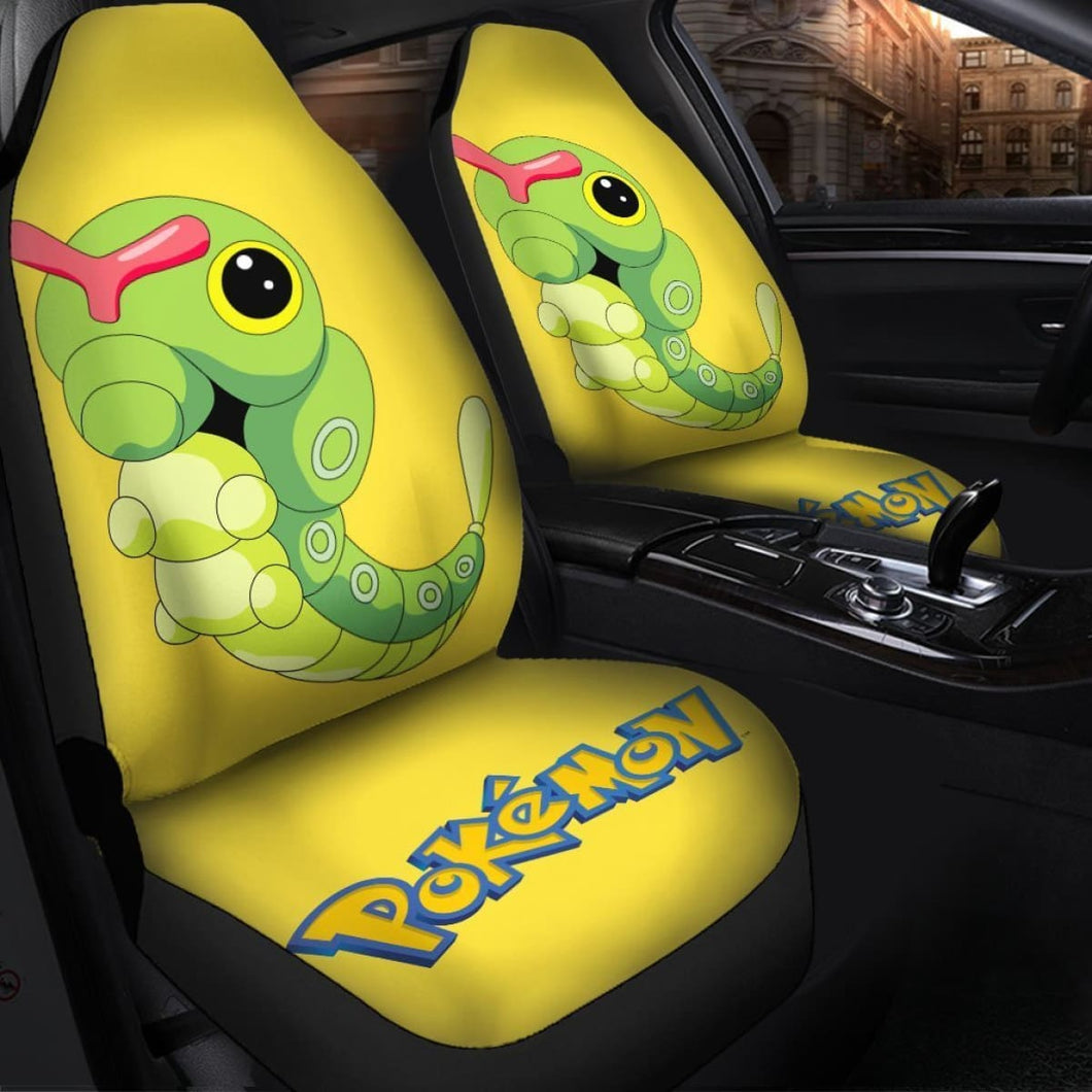 Pokemon Caterpie Seat Covers Amazing Best Gift Ideas 2020 Universal Fit 090505 - CarInspirations