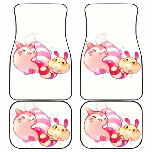 Pokemon Cute Chibi Car Floor Mats Universal Fit 051012 - CarInspirations