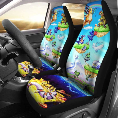 Pokemon Dragon Car Seat Covers Universal Fit 051012 - CarInspirations