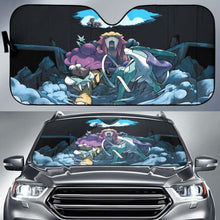 Load image into Gallery viewer, Pokemon Entai Raikou Suicune Car Sun Shades 918b Universal Fit - CarInspirations