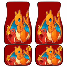 Load image into Gallery viewer, Pokemon Fire Dragons Family In Red Theme Car Floor Mats Universal Fit 051012 - CarInspirations