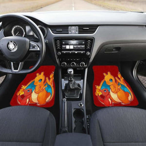 Pokemon Fire Dragons Family In Red Theme Car Floor Mats Universal Fit 051012 - CarInspirations