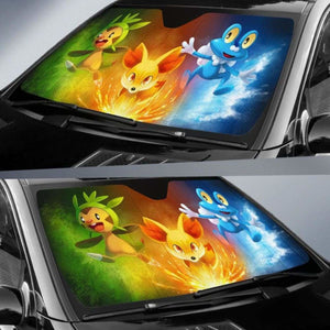 Pokemon Gen 6 Car Sun Shades 918b Universal Fit - CarInspirations