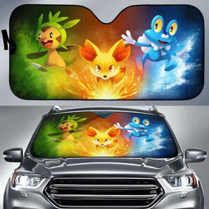 Pokemon Gen 6 Car Sun Shades 918b Universal Fit - CarInspirations