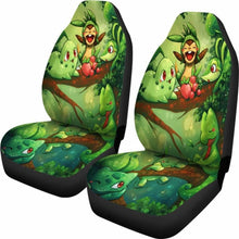 Load image into Gallery viewer, Pokemon Grass 3 Car Seat Covers Universal Fit 051012 - CarInspirations