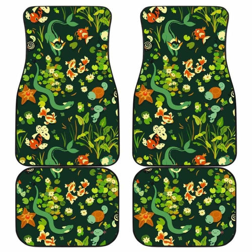 Pokemon Grass Car Floor Mats 3 Universal Fit - CarInspirations