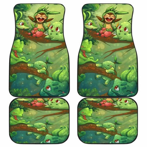 Pokemon Grass Car Floor Mats Universal Fit 051912 - CarInspirations
