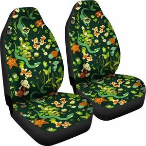 Pokemon Grass Car Seat Covers Universal Fit 051012 - CarInspirations