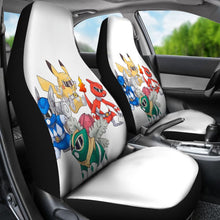 Load image into Gallery viewer, Pokemon Pikachu Power Ranger Car Seat Covers Amazing Best Gift Ideas 2020 Universal Fit 090505 - CarInspirations