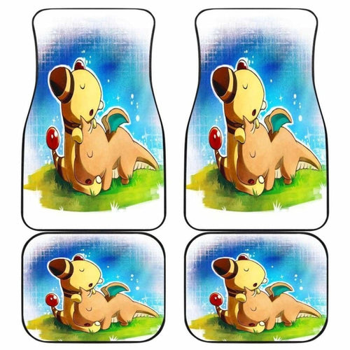 Pokemon Sleeping So Cute Car Floor Mats Universal Fit 051012 - CarInspirations