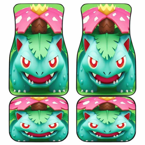 Pokemon Venusaur Face Car Floor Mats Universal Fit 051012 - CarInspirations