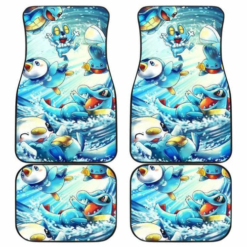 Pokemon Water Car Floor Mats Universal Fit 051912 - CarInspirations