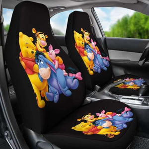 Pooh And Friend Seat Covers 101719 Universal Fit - CarInspirations