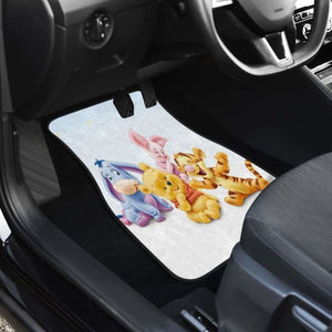 Pooh And Friends Funny Friendship In White Theme Car Floor Mats Universal Fit 051012 - CarInspirations