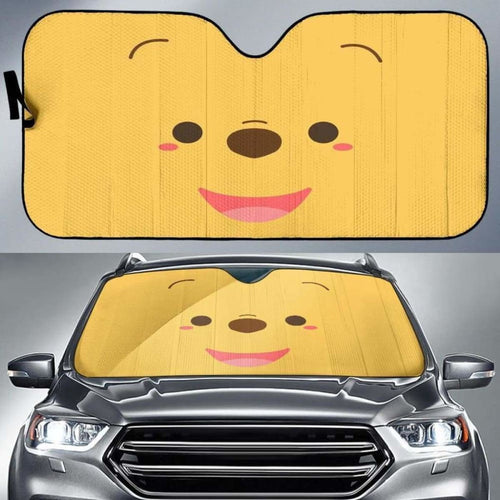 Pooh Face Car Auto Sun Shades Universal Fit 051312 - CarInspirations