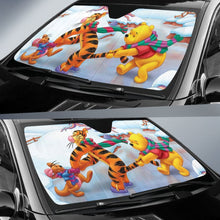 Load image into Gallery viewer, Pooh &amp; Friends Christmas Sun Shade amazing best gift ideas 2020 Universal Fit 174503 - CarInspirations