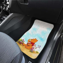 Load image into Gallery viewer, Pooh In Woods Eating Honey Car Floor Mats Universal Fit 051012 - CarInspirations