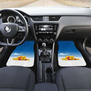 Pooh Laying In Ice Car Floor Mats Universal Fit 051012 - CarInspirations