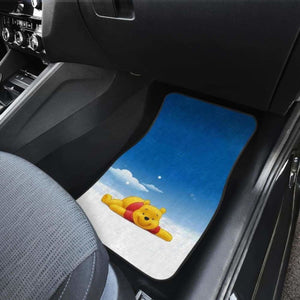 Pooh Laying In Ice Car Floor Mats Universal Fit 051012 - CarInspirations