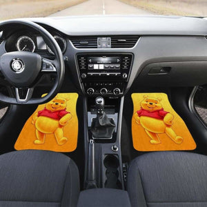 Pooh Model In Yellow Theme Car Floor Mats Universal Fit 051012 - CarInspirations