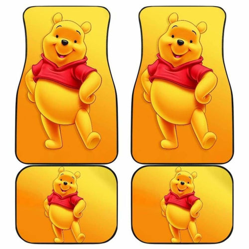 Pooh Model In Yellow Theme Car Floor Mats Universal Fit 051012 - CarInspirations