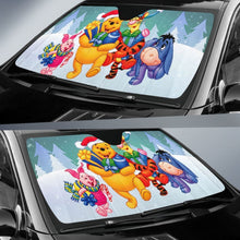 Load image into Gallery viewer, Pooh Smile Christmas Sun Shade amazing best gift ideas 2020 Universal Fit 174503 - CarInspirations