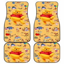 Load image into Gallery viewer, Pooh With Colorful Symbols Car Floor Mats Universal Fit 051012 - CarInspirations