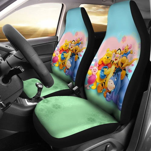 Pooth And Friends Winnie The Pooh Car Seat Covers Lt04 Universal Fit 225721 - CarInspirations