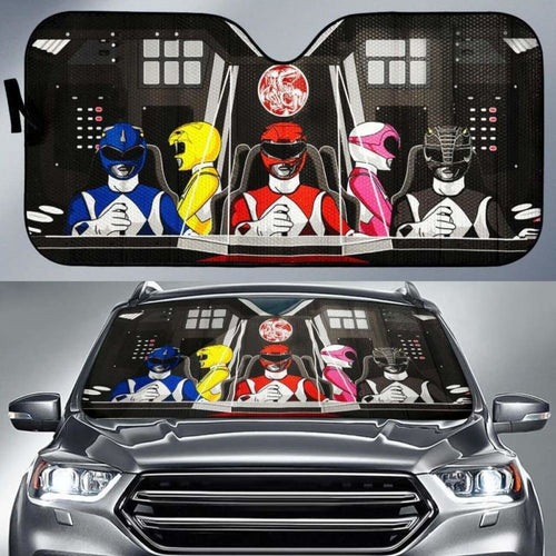 Power Rangers Car Auto Sun Shades Universal Fit 051312 - CarInspirations