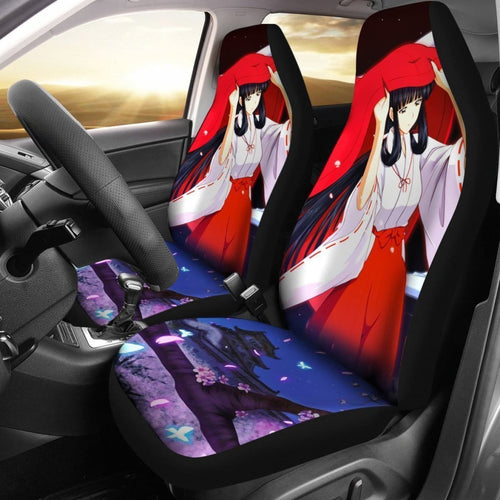 Pretty Kikyo Inuyasha Car Seat Covers Lt03 Universal Fit 225721 - CarInspirations