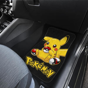 Pretty Pikachu Car Floor Mats Pokemon Anime Fan Gift H200221 Universal Fit 225311 - CarInspirations