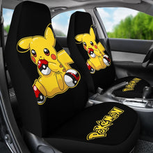 Load image into Gallery viewer, Pretty Pikachu Pokemon Anime Fan Gift Car Seat Covers H200221 Universal Fit 225311 - CarInspirations