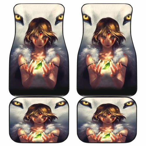 Princess Mononoke Powers Car Floor Mats Universal Fit 051012 - CarInspirations