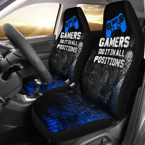 Ps Gamer Positions Car Seat Covers (Set Of 2) Universal Fit 225721 - CarInspirations