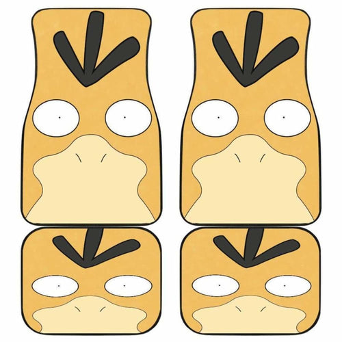 Psyduck Stupid Trolled Pokemon Car Floor Mats Universal Fit 051012 - CarInspirations