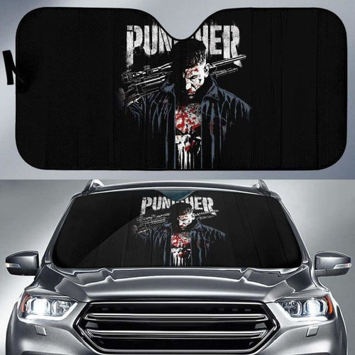 Punisher Car Auto Sun Shade 211626 Universal Fit - CarInspirations