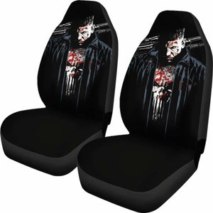 Punisher Cool Movie Action Car Seat Covers Universal Fit 051012 - CarInspirations
