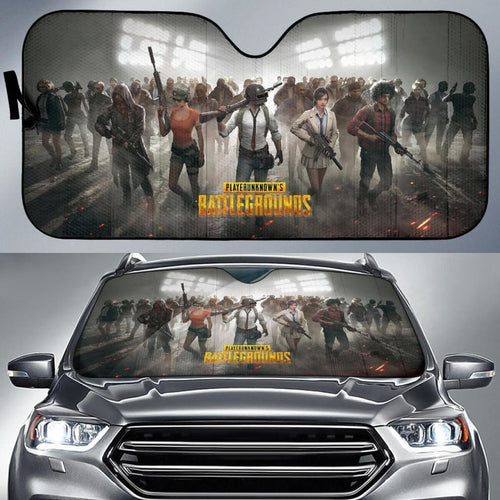Pupg Squad Auto Sun Shade For Gamer Nh07 Universal Fit 111204 - CarInspirations