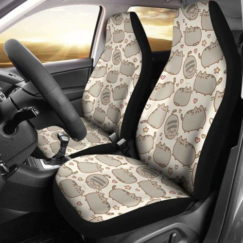 Pusheen Car Seat Covers Universal Fit 051012 - CarInspirations