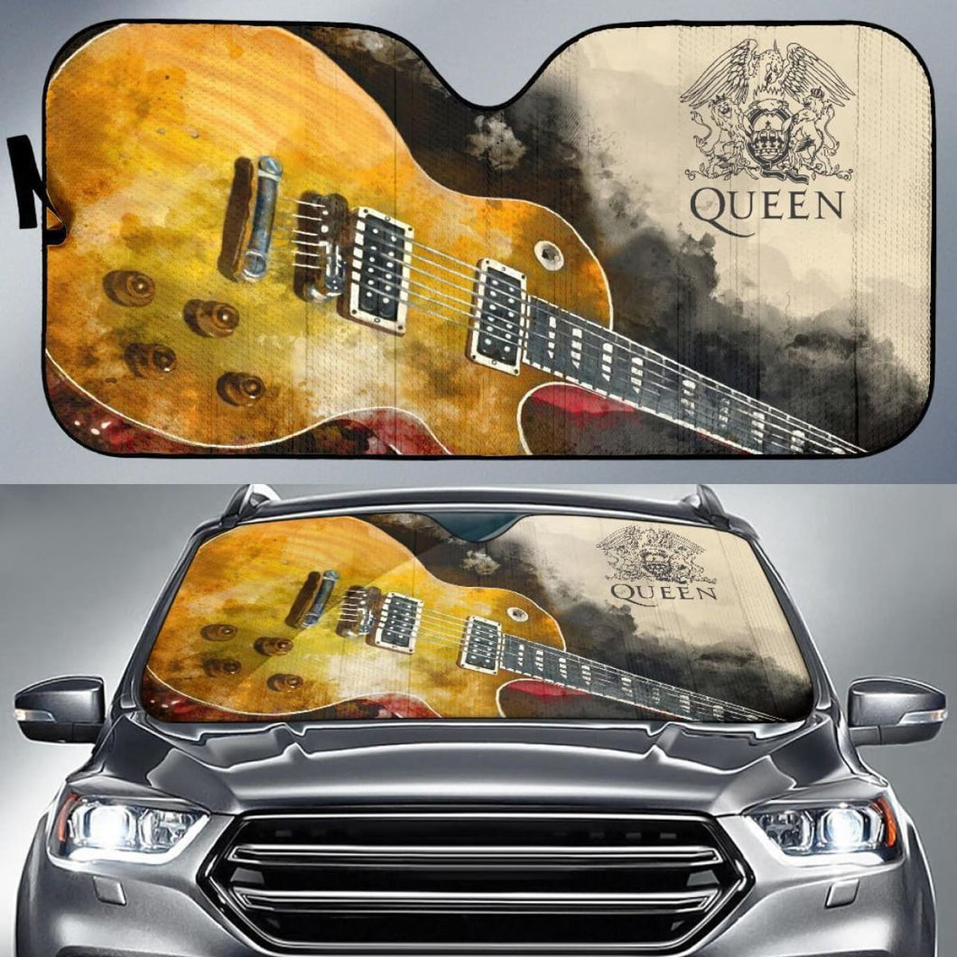 Queen Car Auto Sun Shade Guitar Rock Band Fan Universal Fit 174503 - CarInspirations