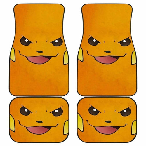Raichu Pokemon Angry Face Car Floor Mats Universal Fit 051012 - CarInspirations