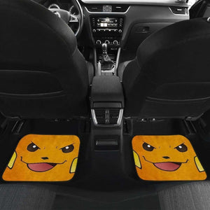 Raichu Pokemon Angry Face Car Floor Mats Universal Fit 051012 - CarInspirations