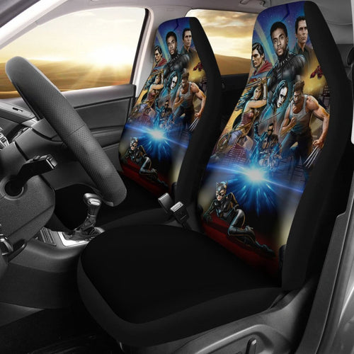 Raise Of Superheroes Car Seat Covers Universal Fit 225721 - CarInspirations