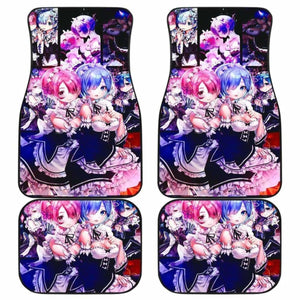 Ram And Rem Re Zero Anime Car Floor Mats Universal Fit 051012 - CarInspirations