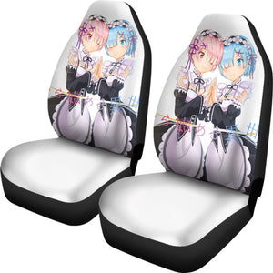 Ram And Rem Re Zero Starting Life In Another World Best Anime 2020 Seat Covers Amazing Best Gift Ideas 2020 Universal Fit 090505 - 