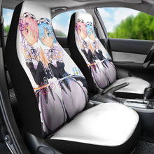 Load image into Gallery viewer, Ram And Rem Re Zero Starting Life In Another World Best Anime 2020 Seat Covers Amazing Best Gift Ideas 2020 Universal Fit 090505 - 