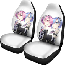 Load image into Gallery viewer, Ram &amp; Rem Rezero Seat Covers Amazing Best Gift Ideas 2020 Universal Fit 090505 - CarInspirations